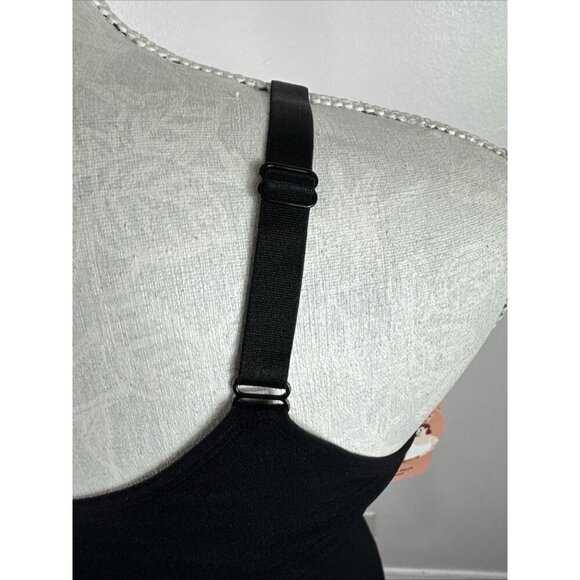 Shapermint Essentials Scoop Neck Cami Women's XL Black NWT 0048 - Picture 8 of 13